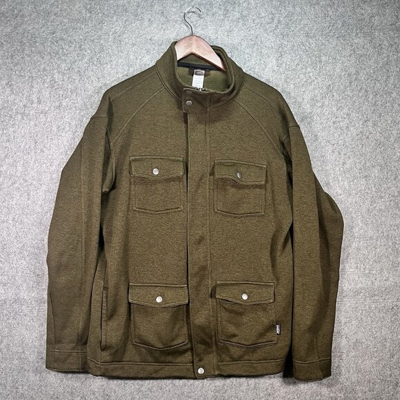 Patagonia Better Sweater Fleece Chore Jacket Full Zip Button 4 Pocket Olive XL - Picture 1 of 8